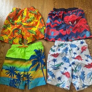 4 PACK BOYS SWIM TRUNKS